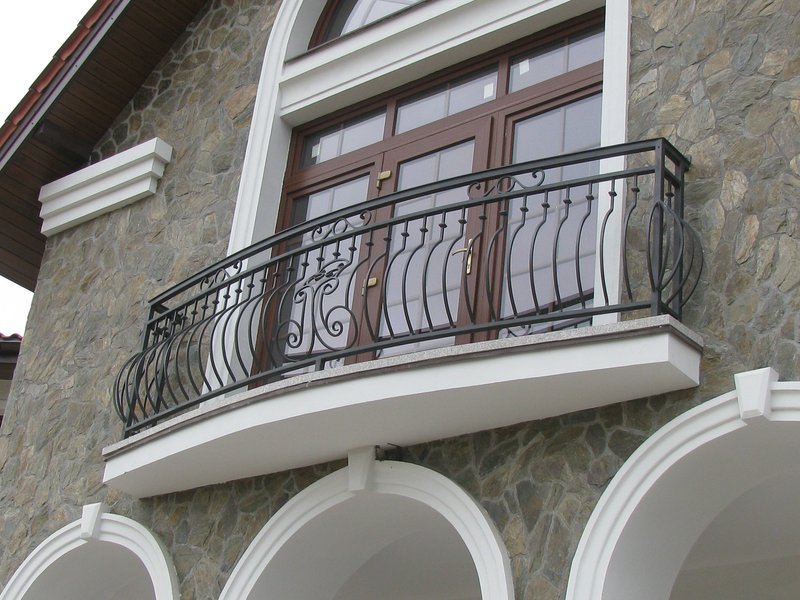 Balustrada schodów spiralnych